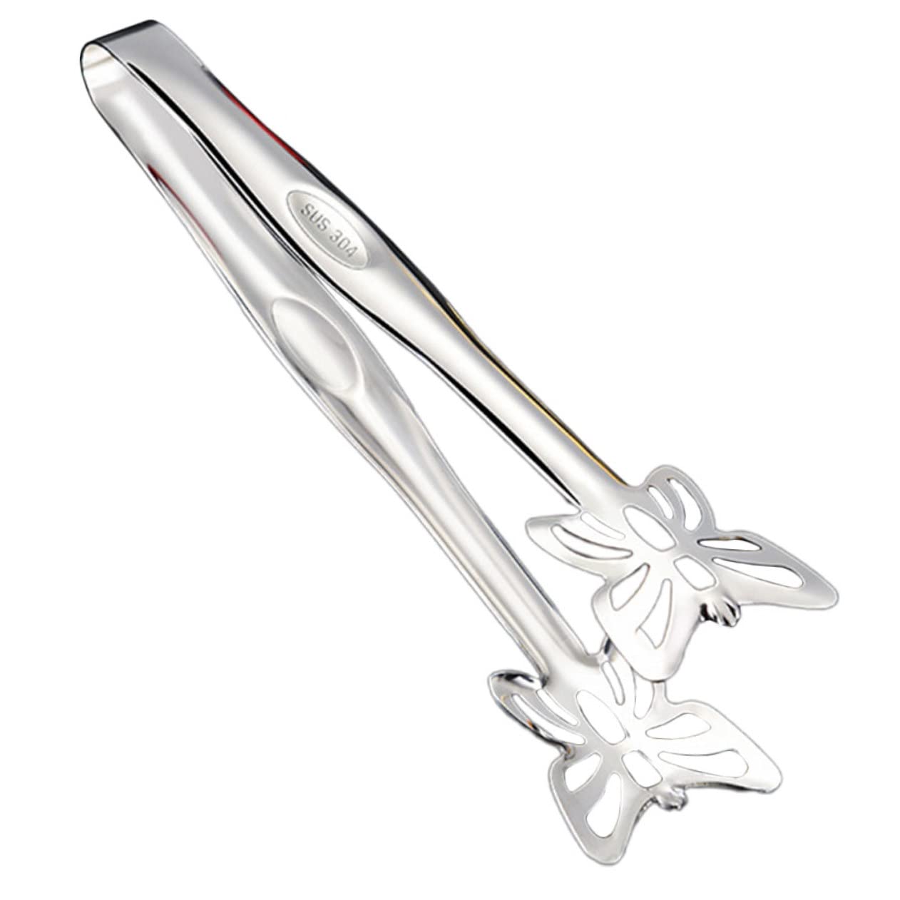 GRIRIW Stainless Steel Food Serving Tongs Kitchen Utensils for Baking Desserts and Buffet Events for Charcuterie and Appetizers