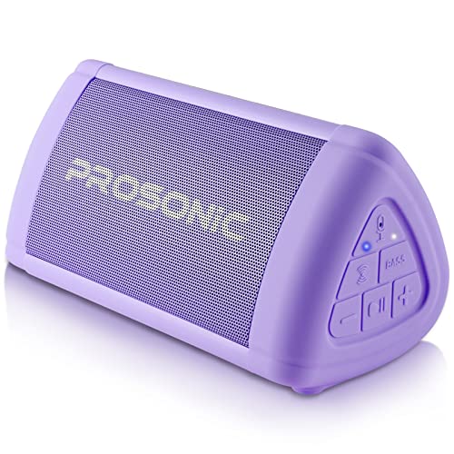 Image of BT3 Portable Wireless Bluetooth Speaker with 10W Stereo Sound and Bass Amplification - Rich Sound and Intense Bass - Bluetooth 5.0 - Microphone - IPX5 (Purple)