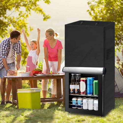 Housse anti-poussière pour petit réfrigérateur, protège votre frigo de l'humidité extérieure - 3