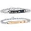 Black+Gold Bracelets/ King Queen