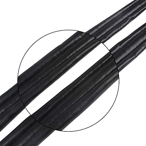MUPOO Accordion Straps, Adjustable Leather Shoulder Straps for 16-120 Bass Accordions Musical Instrument Accessories, Black - Thumbnail 2