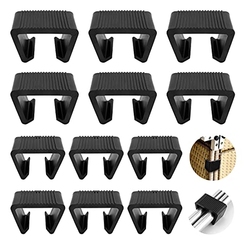 Clip Per Mobili Da Giardino LATERN - 12 Pezzi Per Divani In Rattan E Vimini