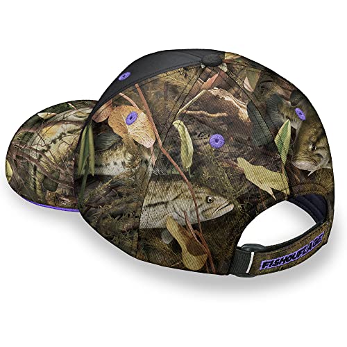 Fishouflage Ladies Bass Dockside Hat - Women's Fishing Cap #TOP1