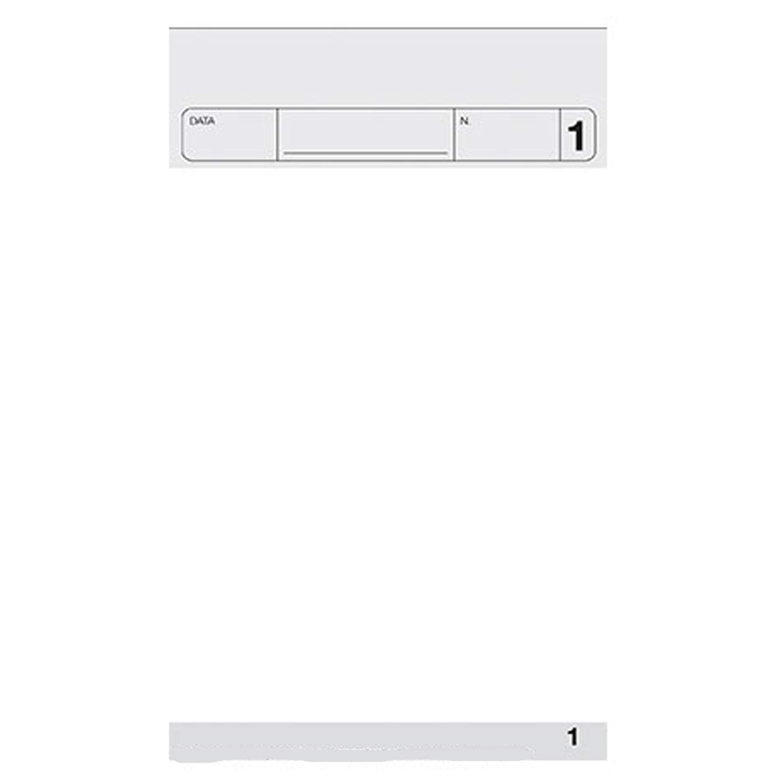 100 blocchi per comande 3 copie autoricalcanti formato 10x17 cm carta bianca 50 fogli