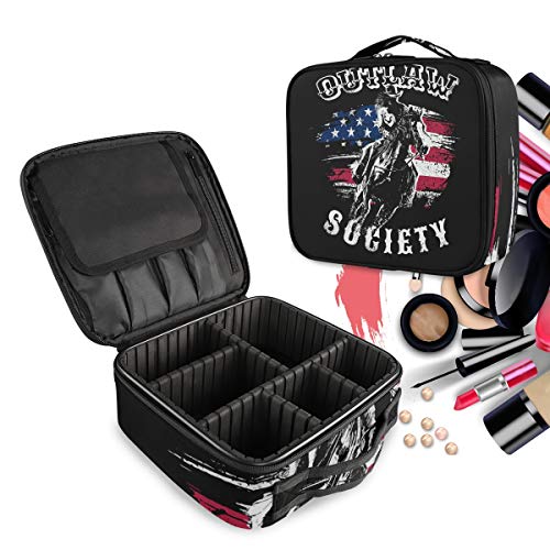 Trousse maquillage pochette sacs cas avec cloisons amovibles