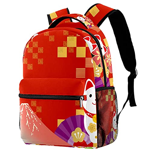 Sac à dos chat japonais anti mal de dos avec porte-bouteille