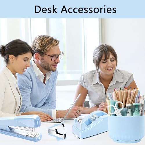 Fournitures de bureau de qualité avec agrafeuse et ciseaux