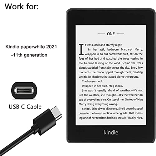 SISSFO 3A USB C Fast Charging Cord 10Ft Compatible for New Kindle