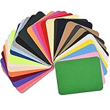 ❤Einfach zu bedienen: Sie müssen dieses Bügeleisen nicht auf Stoffpflaster nähen, sondern nur in die richtige Form schneiden und mit Bügeleisen auf der Kleidung erhitzen. Die Stoffpflaster sind gut mit Schmelzkleber auf der Rückseite verarbeitet, der nach dem Erhitzen klebrig wird.