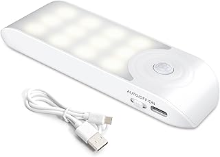 Motion Sensor Light indoor, USB Rechargeable ...,