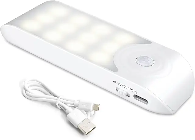 LED Night Light with Motion Detector - Lampa med Rörelsesensor for Wardrobe, Hallway & Bedside