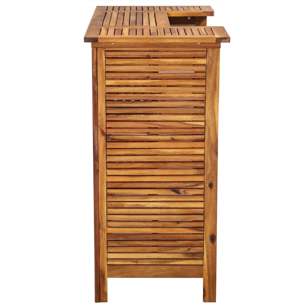Mesa Alta de Bar, Mesa Cocina, Mesa Recibidor, Cocina Muebles, Mesa Consola, Barra Cocina, Mesa Auxiliar, de Madera de Acacia Maciza 110x50x105 cm