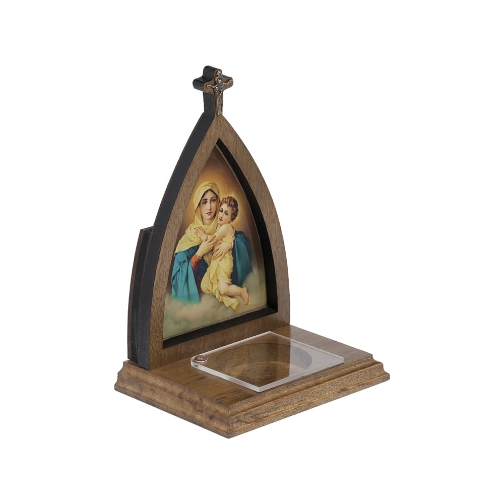 Intercession Wooden Chapel Shrine with Madonna