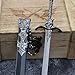 Dante Rebellion Sword Vergil Yamato Sword Devil May Cry DMC Metal Mini Replica 22CM Gamer Gift (Rebellion Sword)