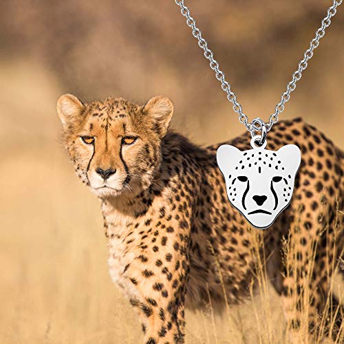 ENSIANTH Cheetah Necklace Leopard Gift Animal Lover - Cheetah Spirit Gift Big Cat Necklace3