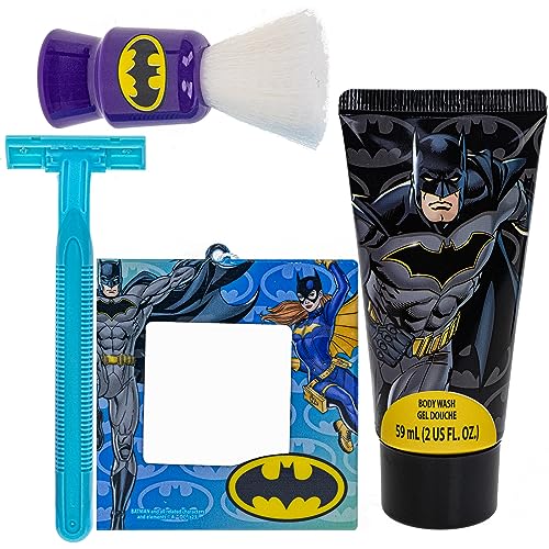 Batman Shaving and Grooming Pretend Play Kit Safe for Kids by Townley Girl