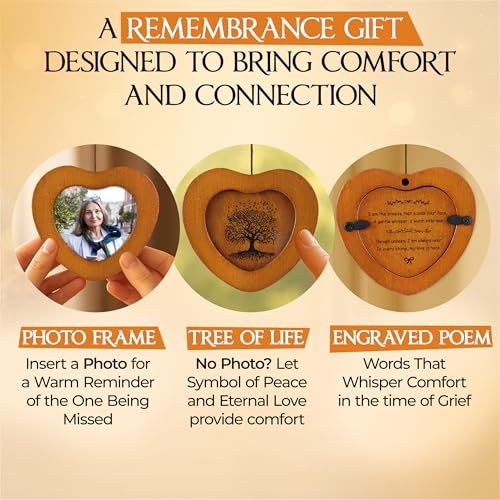 Image of 32 Inch Memorial Wind Chimes Outdoor, Wind Chimes for Loss of Loved One, Memorial Gifts for Loss of Mom, Sympathy Gifts for Mother, Father, Brother, Sister