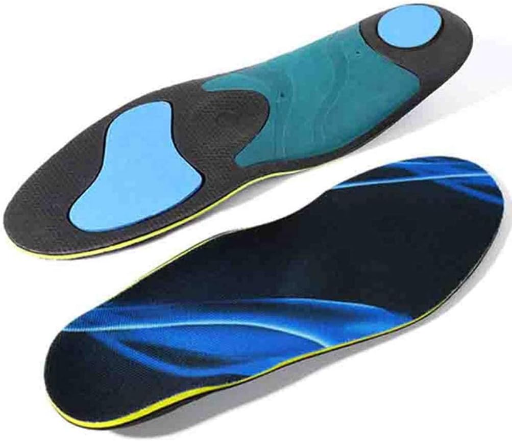 Daraunal Plantilla ortótica for Zapatos Soporte de Arco Cojín de talón for Fascitis Plantar Plantillas ortopédicas de Longitud Completa Pie (Color : Blauw, Size : 4243 260MM)