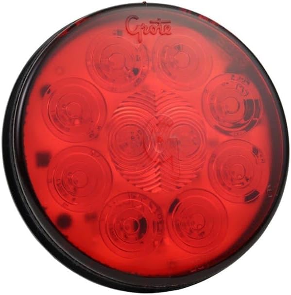 Generic Grote 4" Round SuperNova Red LED Stop Tail Turn Light 16 Pack