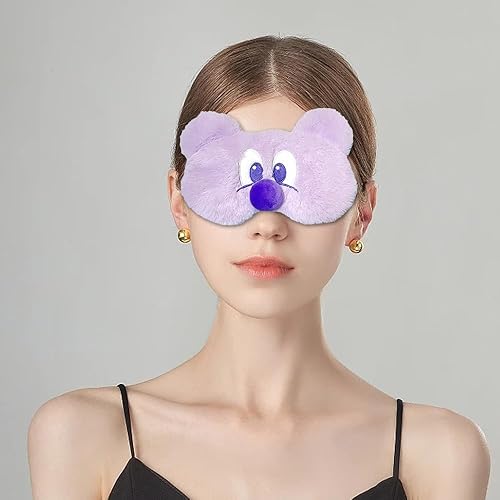 Miniatura 8 de PERFECTSIGHT Mascarillas para dormir, de seda para dormir, de gato, ligera, ajustable, para sombra de ojos, de satén, para mujeres, hombres, dormir