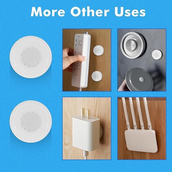 Image of Magnetic Remote Control Holder Wall Mount Self-Adhesive,Strong Magnet Hole-Free Remote Holder,Remote Control Organizers Storage,Wall Mount TV Remote Organizer for Home, Office, Hotel (8pcs)