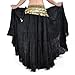 BellyLady Womens Belly Dance 8 Yard Skirt Vogue Bohemia Skirt Gypsy Maxi Skirt-Black