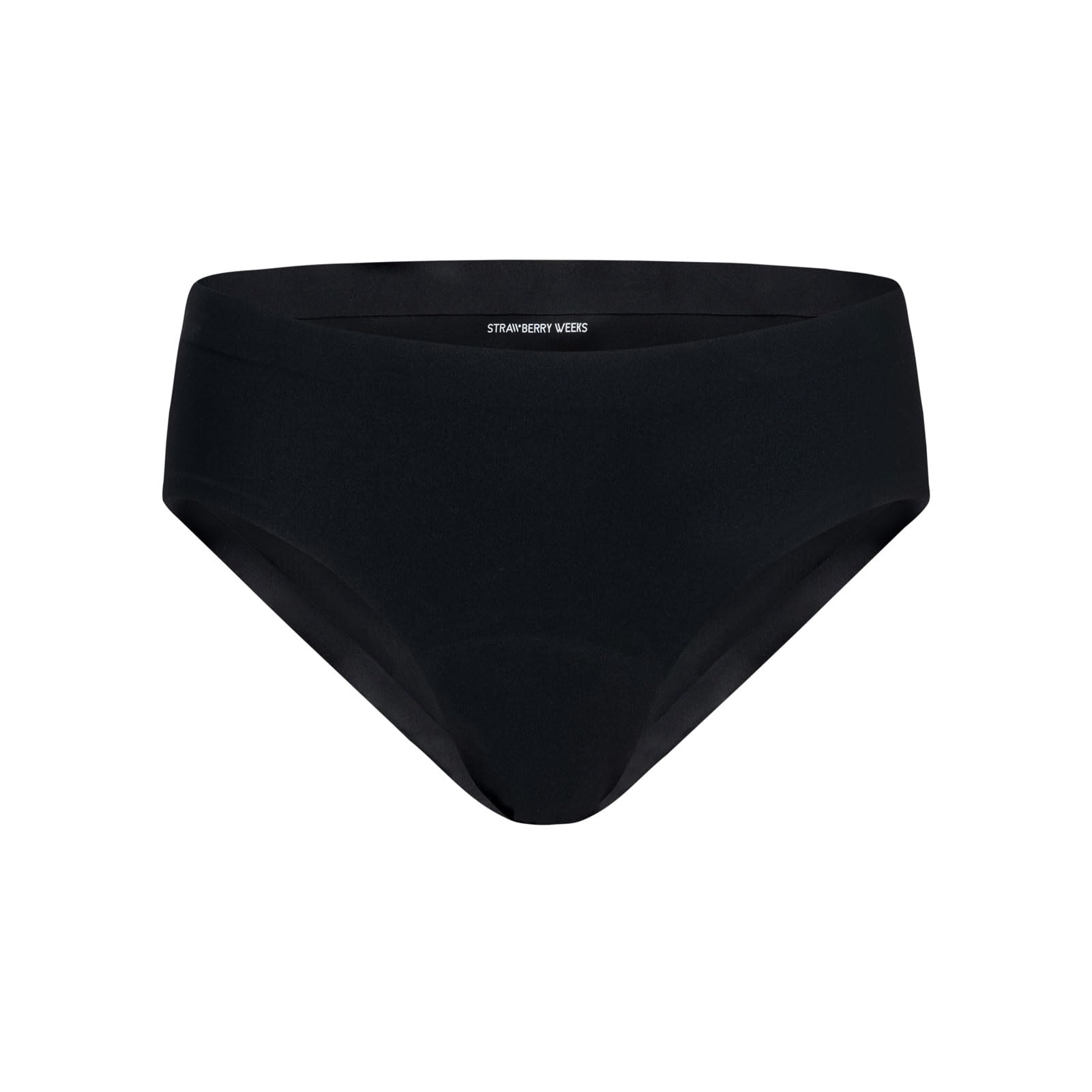 LEAKPROOF2.0 Ropa interior de bikini sin costuras para mujer | Las bragas pueden contener 4 tampones | Ropa interior sin fugas de incontinencia suave (L/XL, negro)