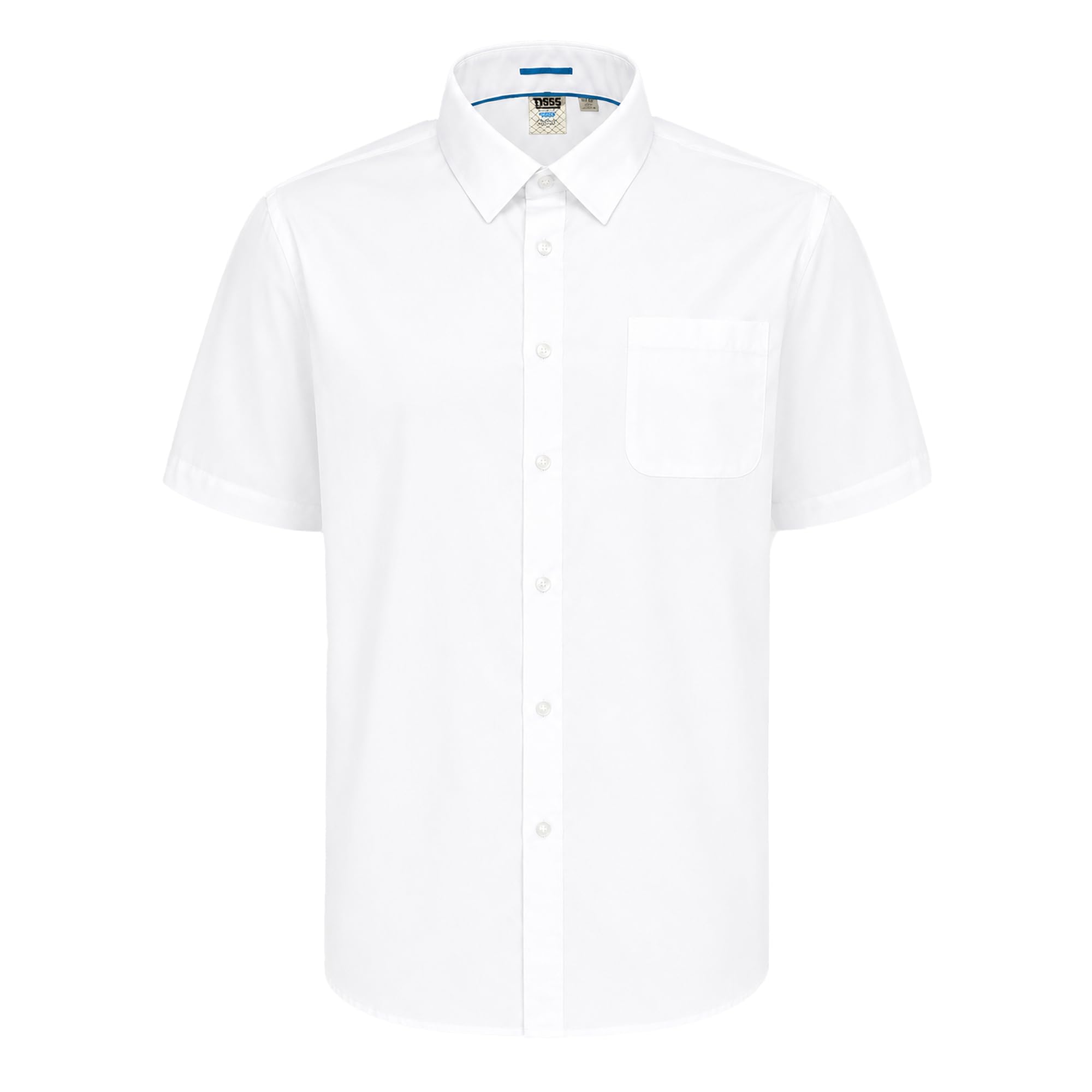 DUKE D555 Mens Delmar Big Tall Shirt - 8XL White