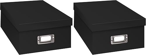 Vista 5 de Pioneer Photo AlbumsCaja de almacenamiento de fotos, negro