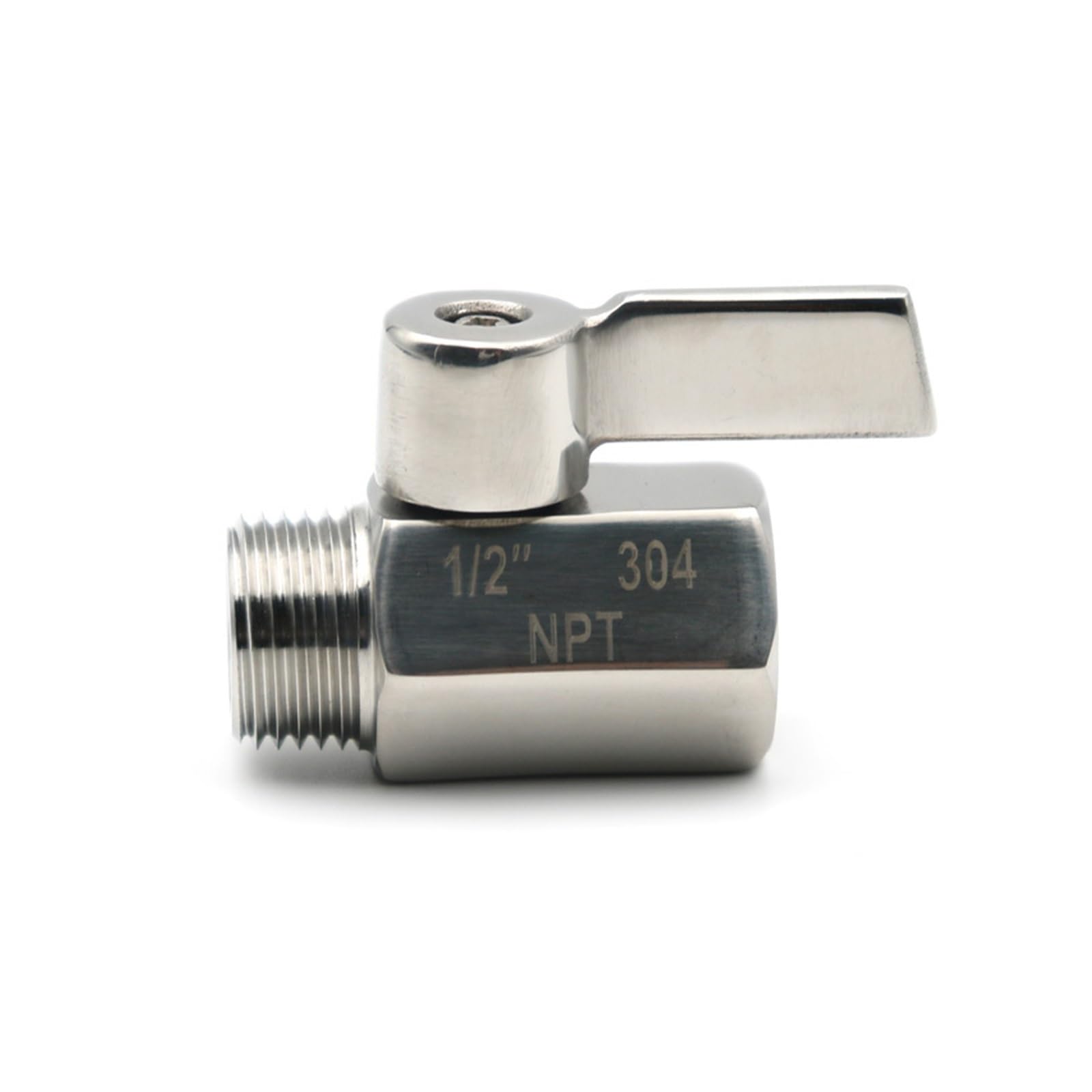 Robinet sphérique 1/8 anti-fuite en acier inox pour réparer vos circuits d'eau et d'huile usés