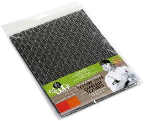 Duff Decorating Mat Wdgrain Brick Impress, 2-Count