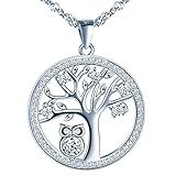 ❤️ Kettenlänge 40+5 cm - Reine Schmucklegierung - Unsere halskette damen sind aus haltbarem Silber gefertigt, das Sie mit seinem Glanz und seiner Qualität sicher überraschen wird. Produziert in der Europäischen Union