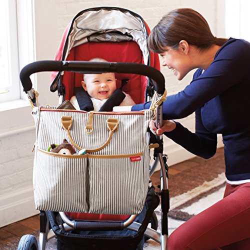 Bolsa Maternidade, Coleção Duo Limited Edition, Skip Hop, Bege, 33 x 11 x 35 cm