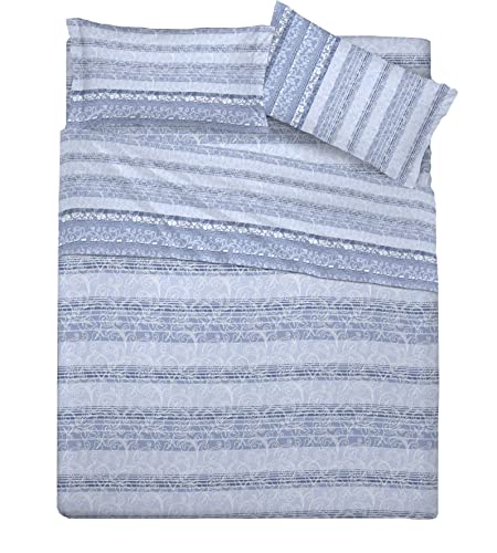 Tata Home Completo Letto Singolo Cotone Set Lenzuolo sotto 90x200 cm