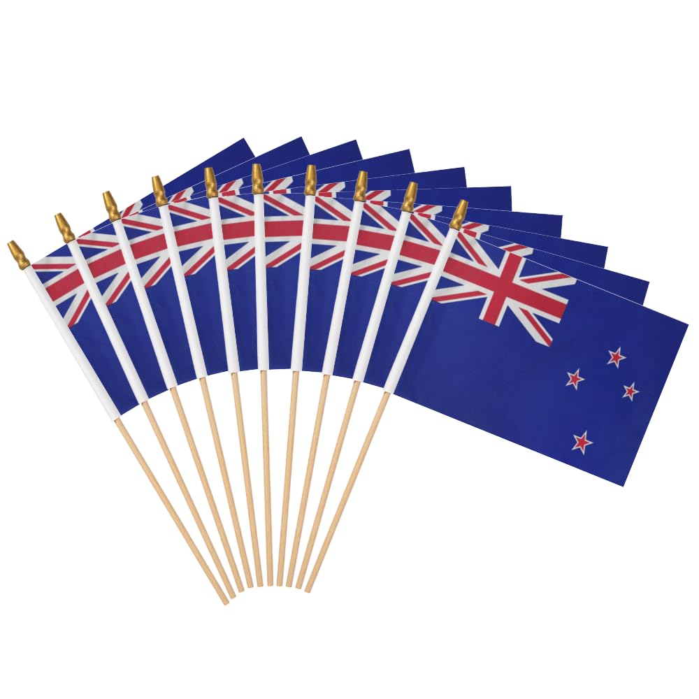 Drapeau Nouvelle-Zélande petit format 12x20 cm décoration événementielle Kiwi