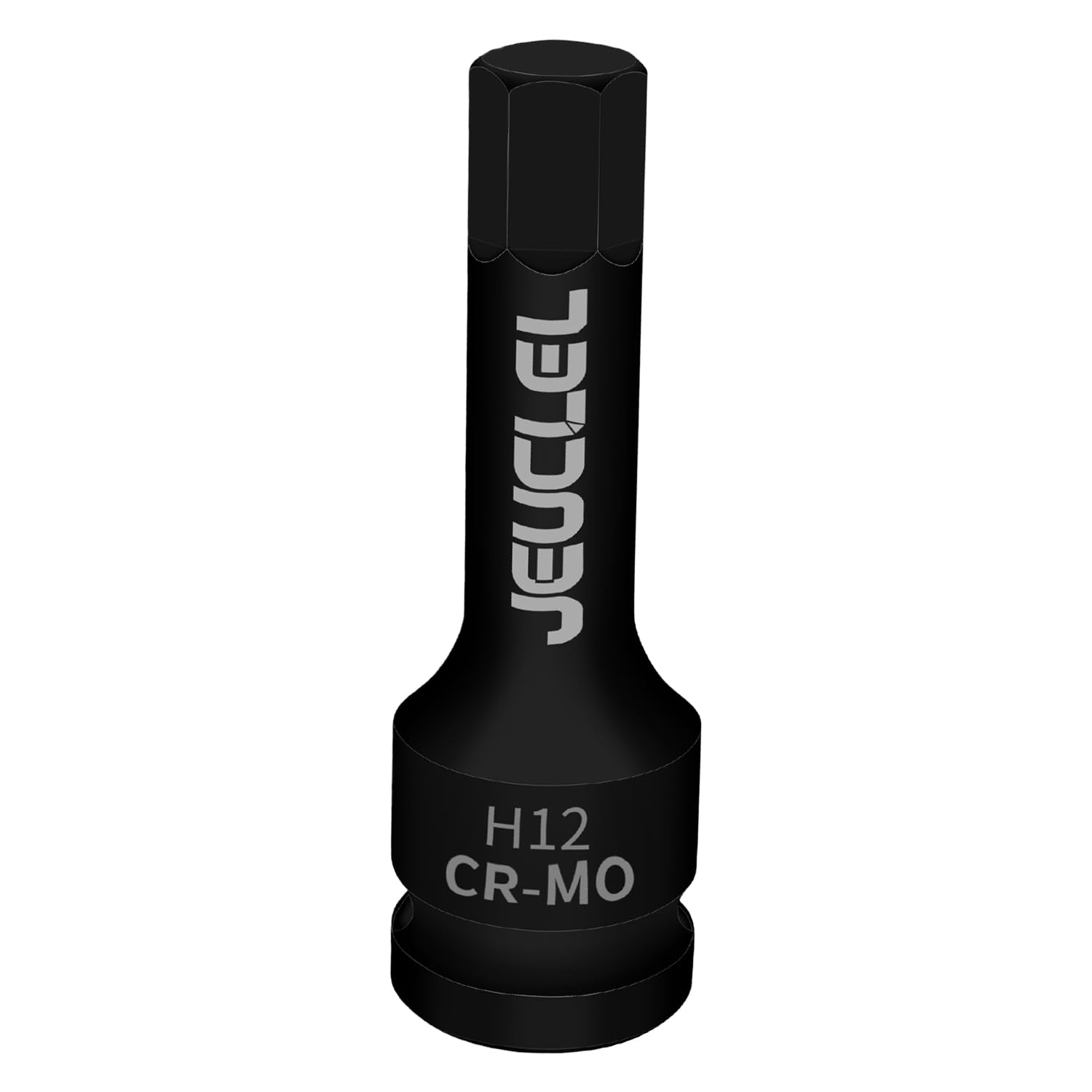 JEUCLEL 12mm Hex Impact Bit Socket, H12 1/2-Inch Impact Drive Allen Socket