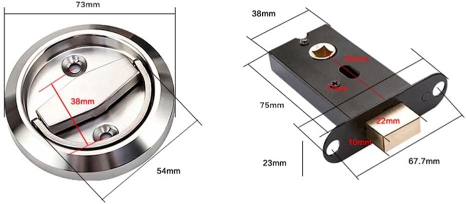 Stainless Steel Hidden Door Locks Cabinet Furniture Invisible Locks BlackHome & Garden|Home Improvement|Building & Hardware|Doors & Door Hardware|Other Door Hardware