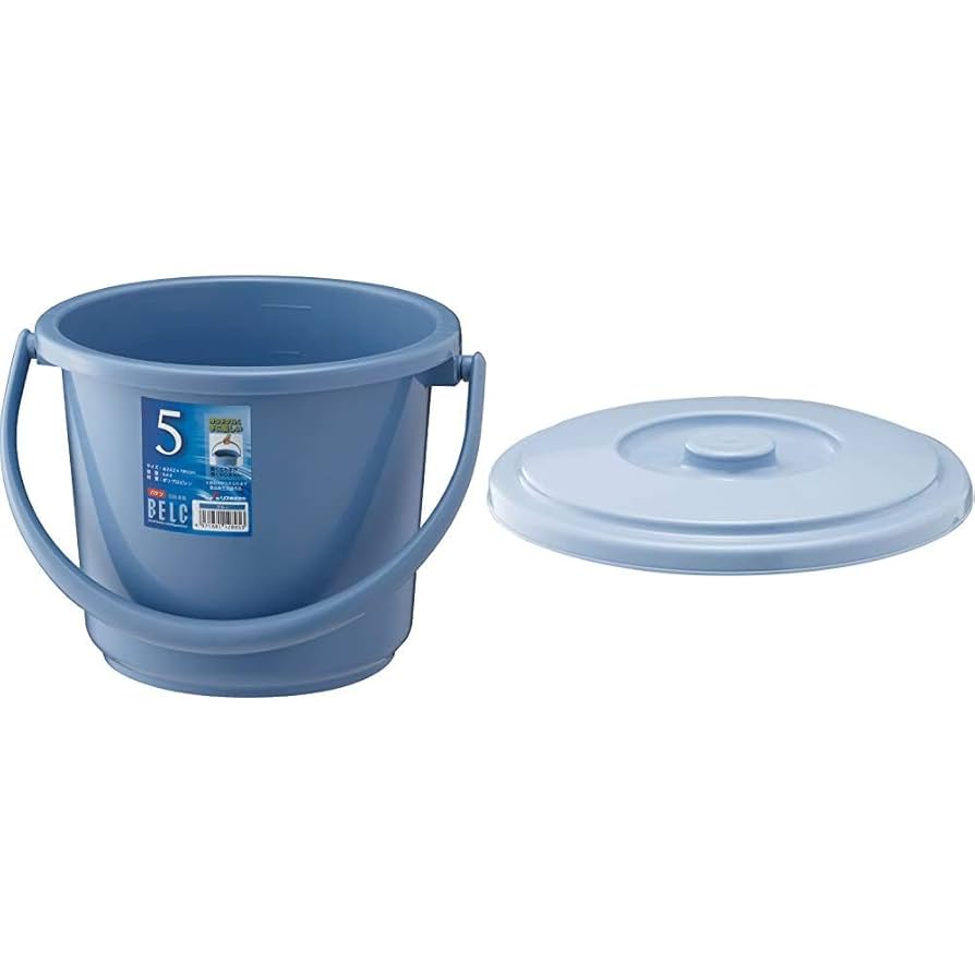Amazon｜リス バケツ 丸型 ベルク 本体 5.4L 日本製