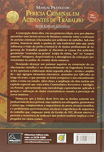 Manual Prático De Perícia Criminal Em Acidentes De Trabalho - 2a. Edição