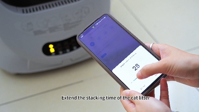 Lettiera Automatica Per Gatti XQDKoon - Autopulente Con App, Deodorante Ionico, Capacità 65L + 9L, Per Gatti Da 2.2 A 17.6 Libbre - Foto 7