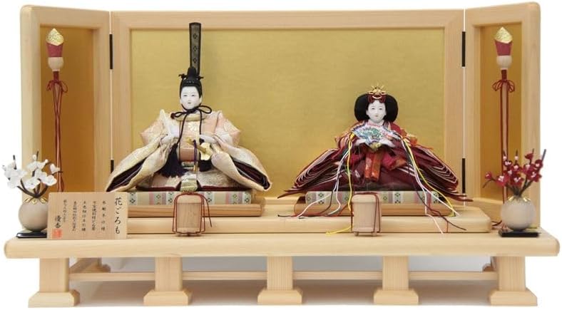 人形の田辺 / 華陽雛 親王飾り 雛人形 木目込み 親王平飾り ゆかり