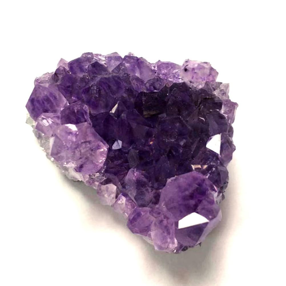 HUJWLBWF Raw Amethyst Crystal Cluster,Purple Quartz Clusters,Small Crystal Stones Rock Geode for Home Decor,170~200g
