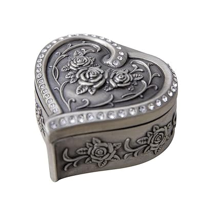 Metal Rose Flower Diamond Ring Box for Proposal, Zambia Ubuy