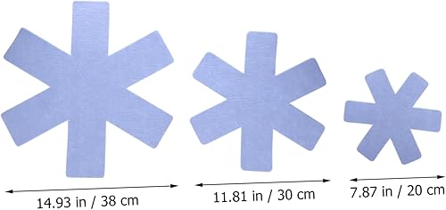 Miniatura 2 de 6 unids Pot and Pan Non-Woven Protectores Antiadherente Pad para Pan Apilamiento Placa Protectores Protectores de Sartén de Fieltro al azar