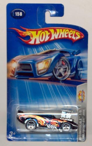Hot Wheels 2004-158 Autonomicals 1/5 Preto 1969 Pontiac GTO Judge escala 1:64