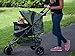 Pet Gear No-Zip Special Edition 3 Wheel Pet Stroller for Cats/Dogs, Zipperless Entry, Easy One-Hand Fold, Removable Liner, Cup Holder, 4 colors