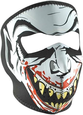 Zanheadgear Full Mask Neoprene Vampire Glow in the Dark