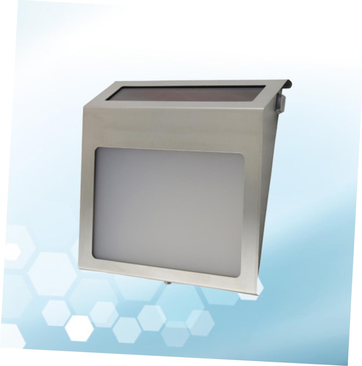 Led Lighted Address Sign Solar-powered House Number Lights Weatherproof Stainless Steel Easy Mounting