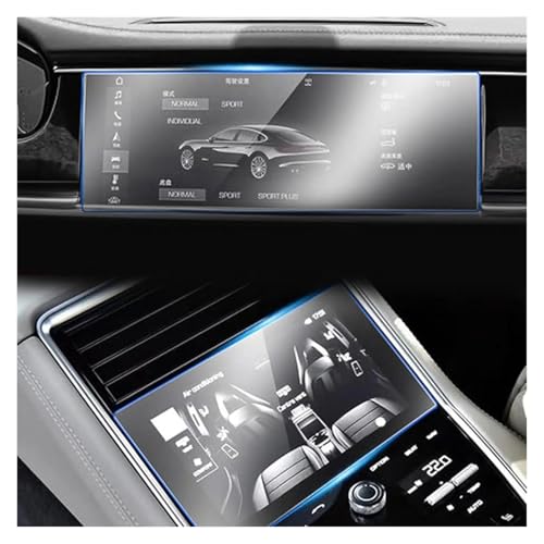 Protecteur d'écran verre trempé navigation GPS Panamera 2018 2019 film voiture LCD x2