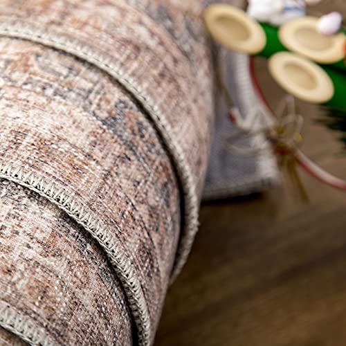 Decomall Shmily 2.5X9 Ft Runner Rugs, Neutral Farmhouse Long Carpet For Hallway Kitchen Walkway Entryway #TOP5